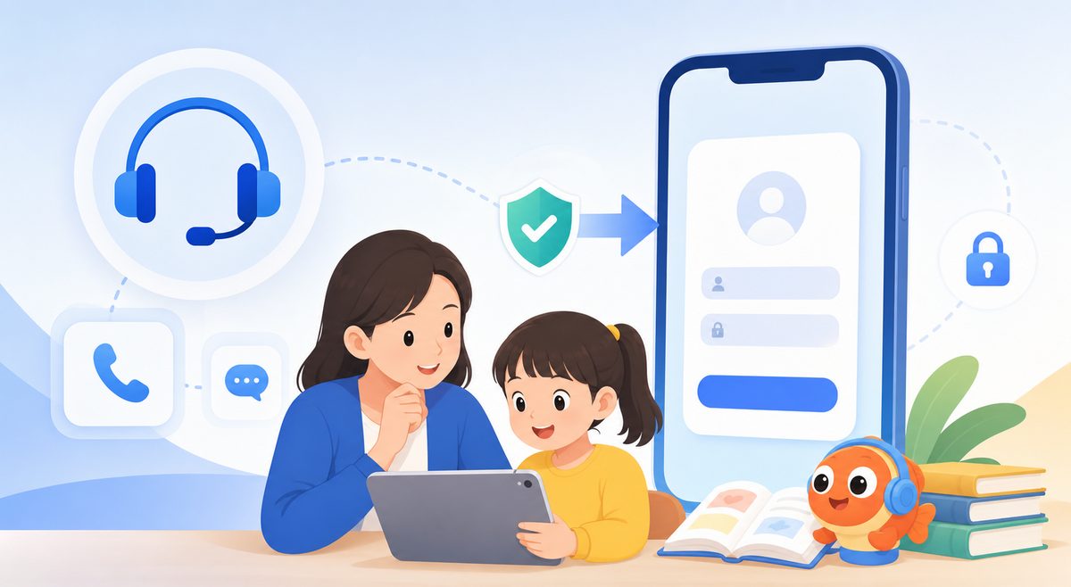 伴鱼客服电话手机号与新用户登录流程示意图