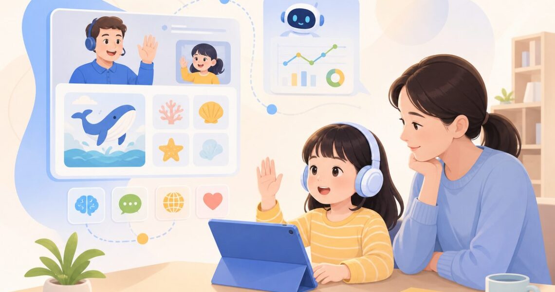 家长用伴鱼带背单词观察孩子词汇记忆和口语输出变化
