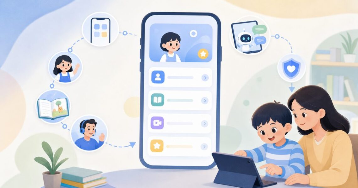 伴鱼培优 App 入口与首次使用路径示意