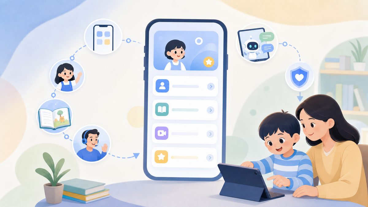 伴鱼培优 App 入口与首次使用路径示意