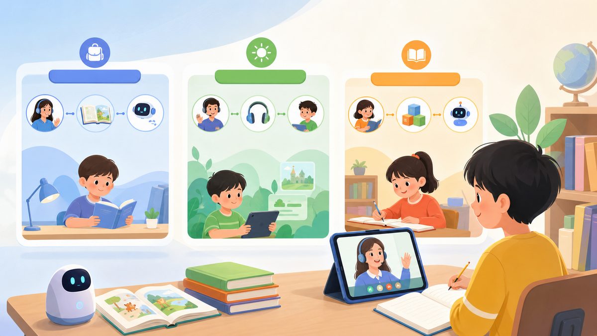 小学生暑假英语学习计划三种模板示意图