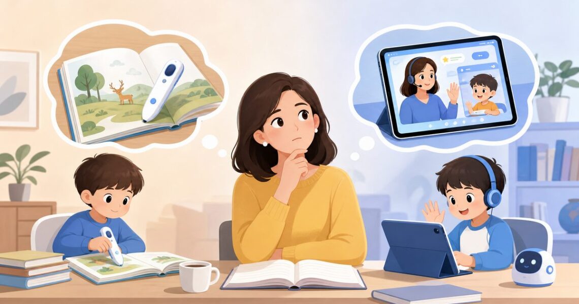 家长在英语启蒙点读笔和学习App之间做取舍