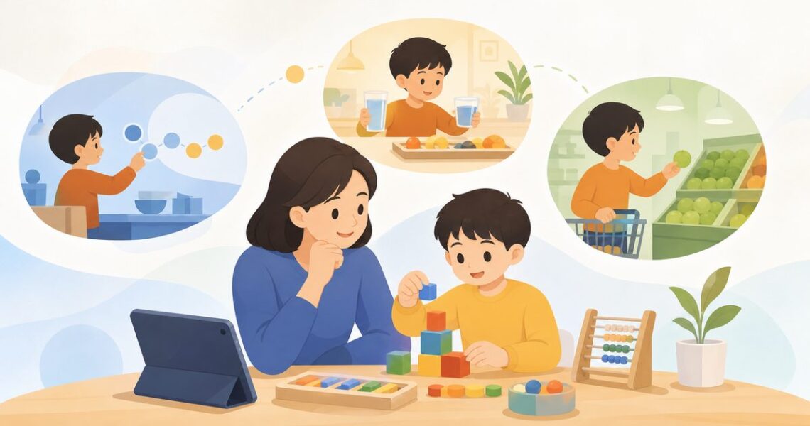 数感怎么培养的家庭数学启蒙三步路径