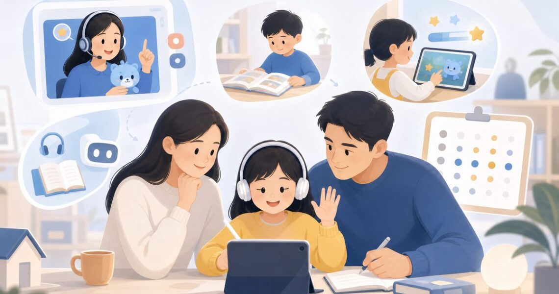 英语启蒙怎么坚持：家庭触发、最小动作和反馈记录表