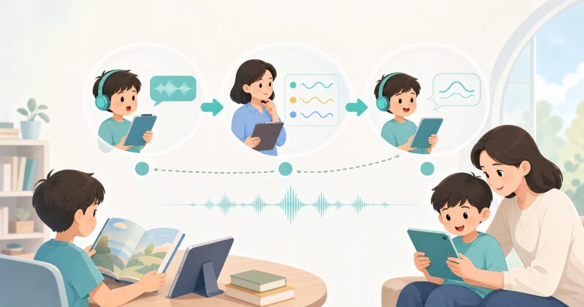 英语朗读一词一顿怎么办的三录音诊断流程图