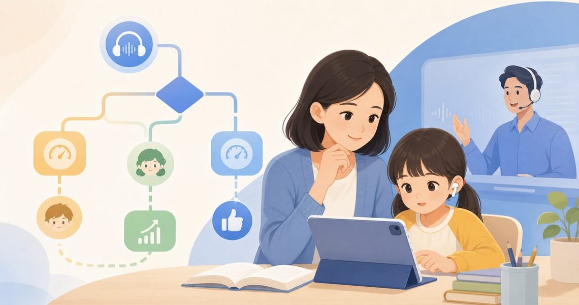 决策路径图:英语听力要不要放慢速度,按孩子所处阶段判断该放慢还是回到常速