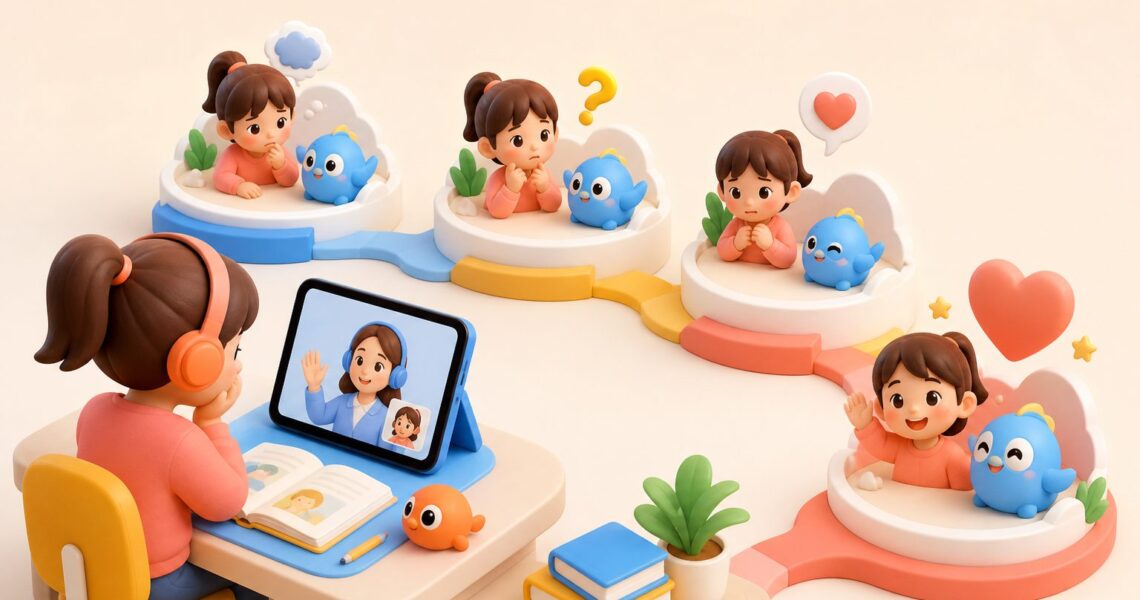 孩子上外教课沉默怎么办？先分清4种原因再破冰