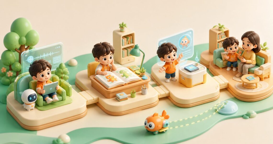 英语课只会点头怎么办：让孩子从听懂到开口的4步法