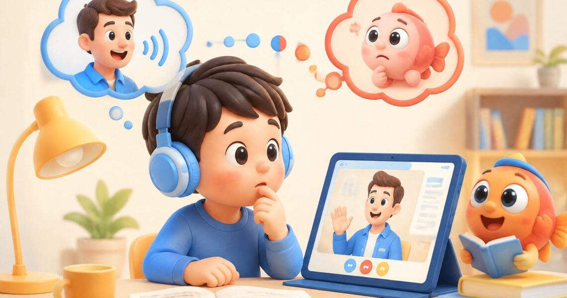 孩子听得懂外教但不开口:3个卡点与4级开口阶梯