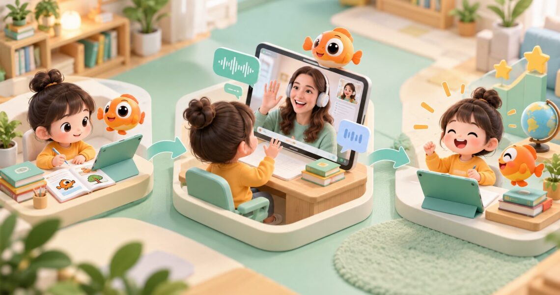 外教少儿英语口语：真人互动如何让孩子敢说会说