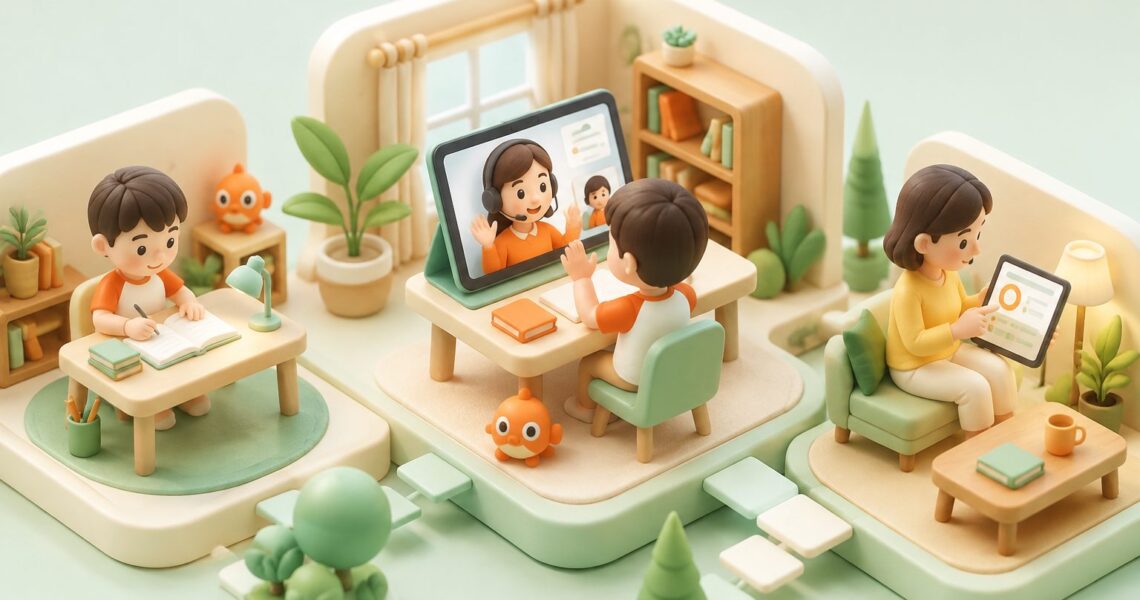 孩子第一次上英语外教课流程:课前准备、课堂配合与课后反馈