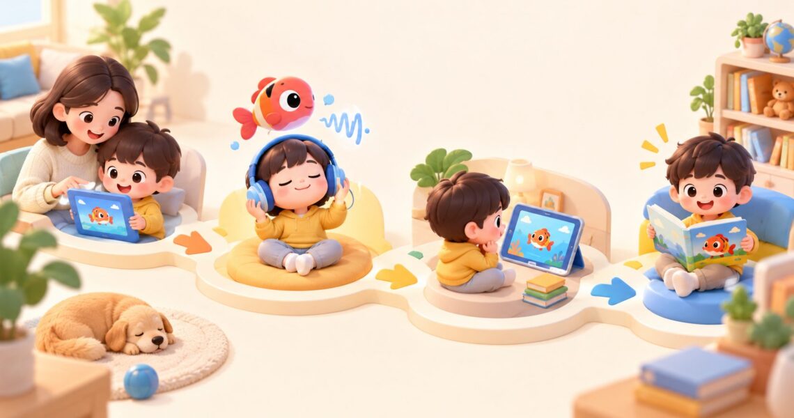 3岁孩子英语启蒙怎么开始:听力先行的家庭路线图