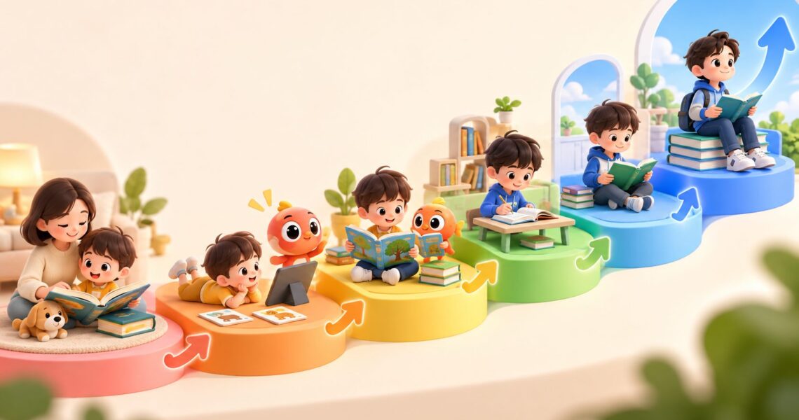 牛津树1到9级怎么规划:从启蒙到自主阅读的分级路线