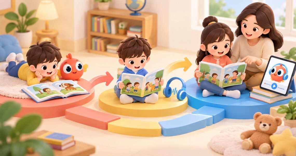 牛津树1级2级3级怎么过渡：按能力判断与听读衔接方法