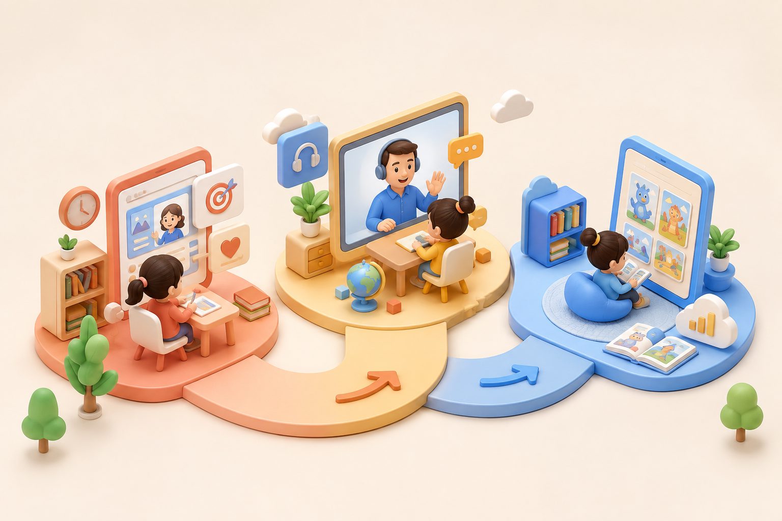 线上外教课互动少怎么办的课前课中课后改善路径图