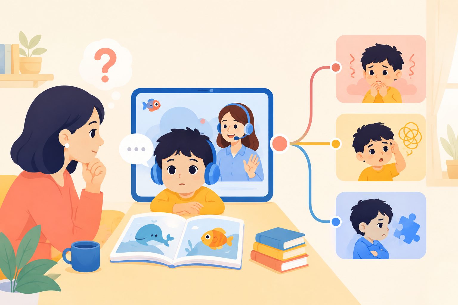 孩子试听课全程沉默要不要继续的判断示意图