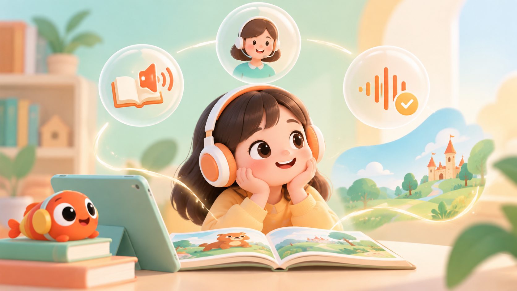 分级读物音频选择的三个标准示意
