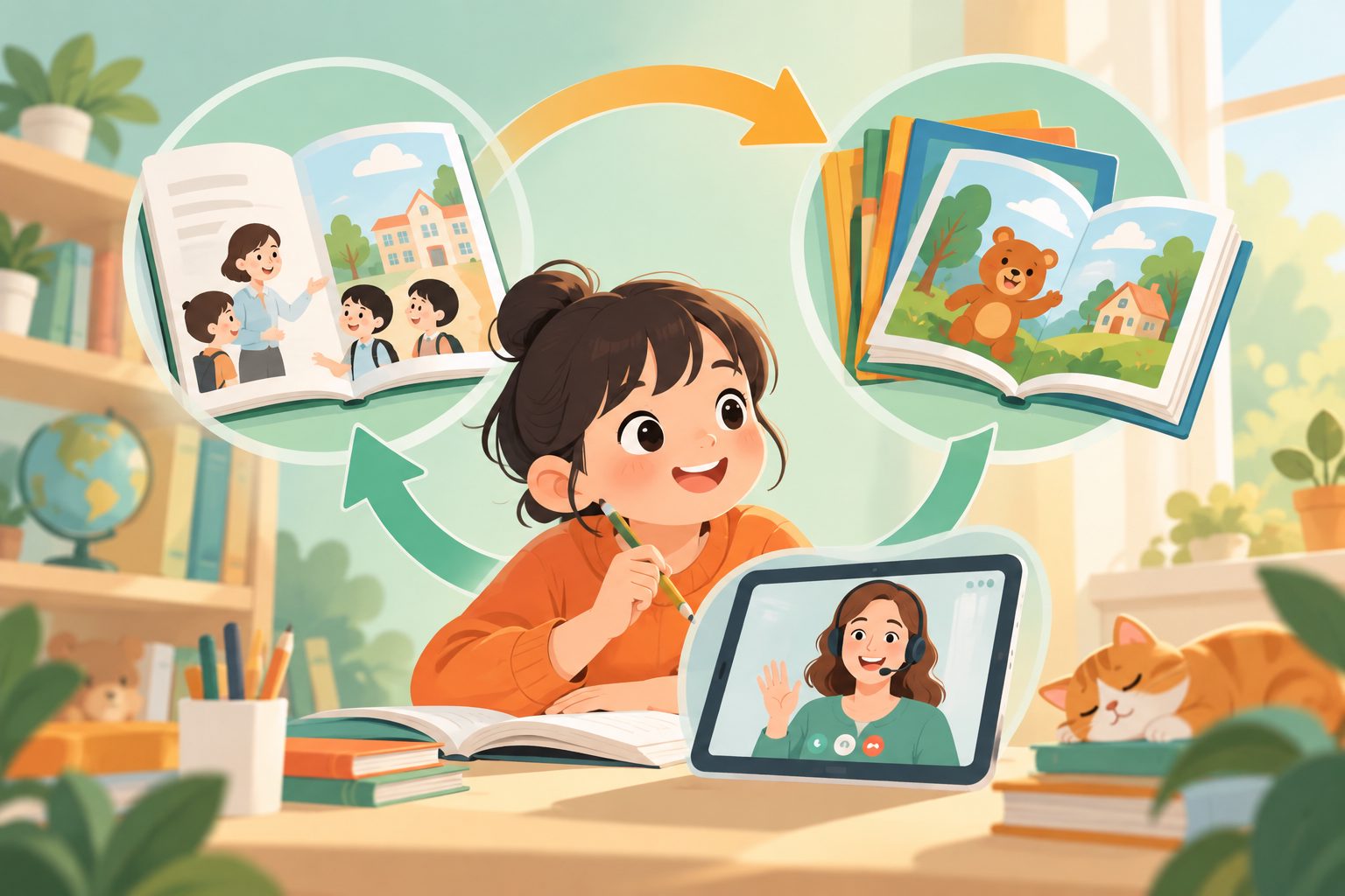 小学英语课内教材与课外分级阅读形成学习闭环