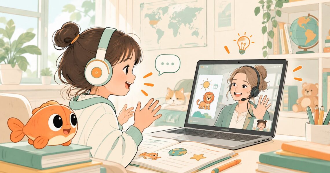 深度互动在线外教课:让孩子真正开口的选课与上课方法