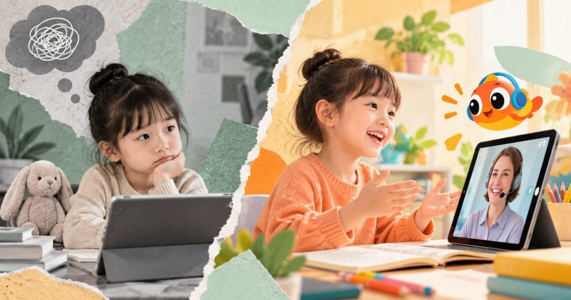 练口语在线英语平台怎么选:看孩子能否独立表达