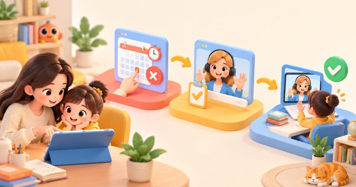 少儿英语外教课怎么请假和补课：家长必看的规则与操作指南