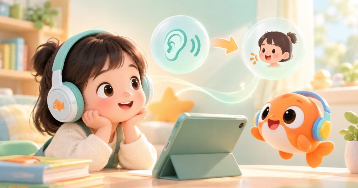 5岁幼儿英语启蒙先练听力还是先跟读：先听懂，再小步跟读