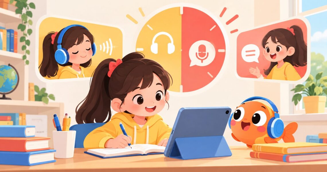 PET听力与口语日常练习时间占比:小学生每日训练安排