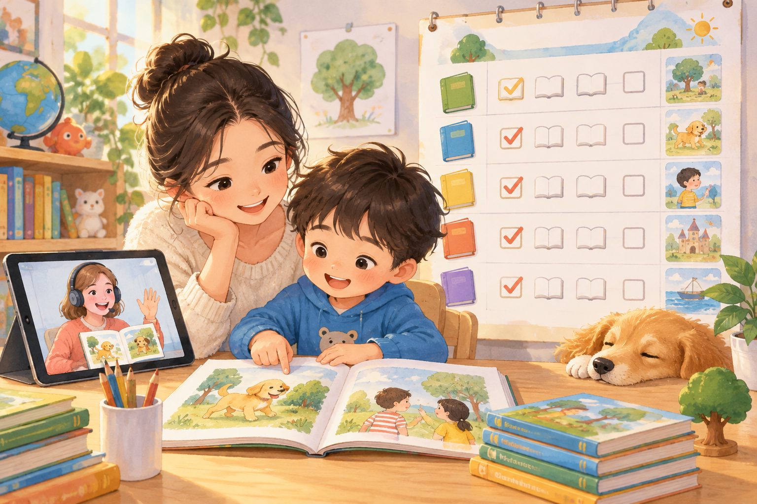 牛津树精读每天读几页打卡规划示意表