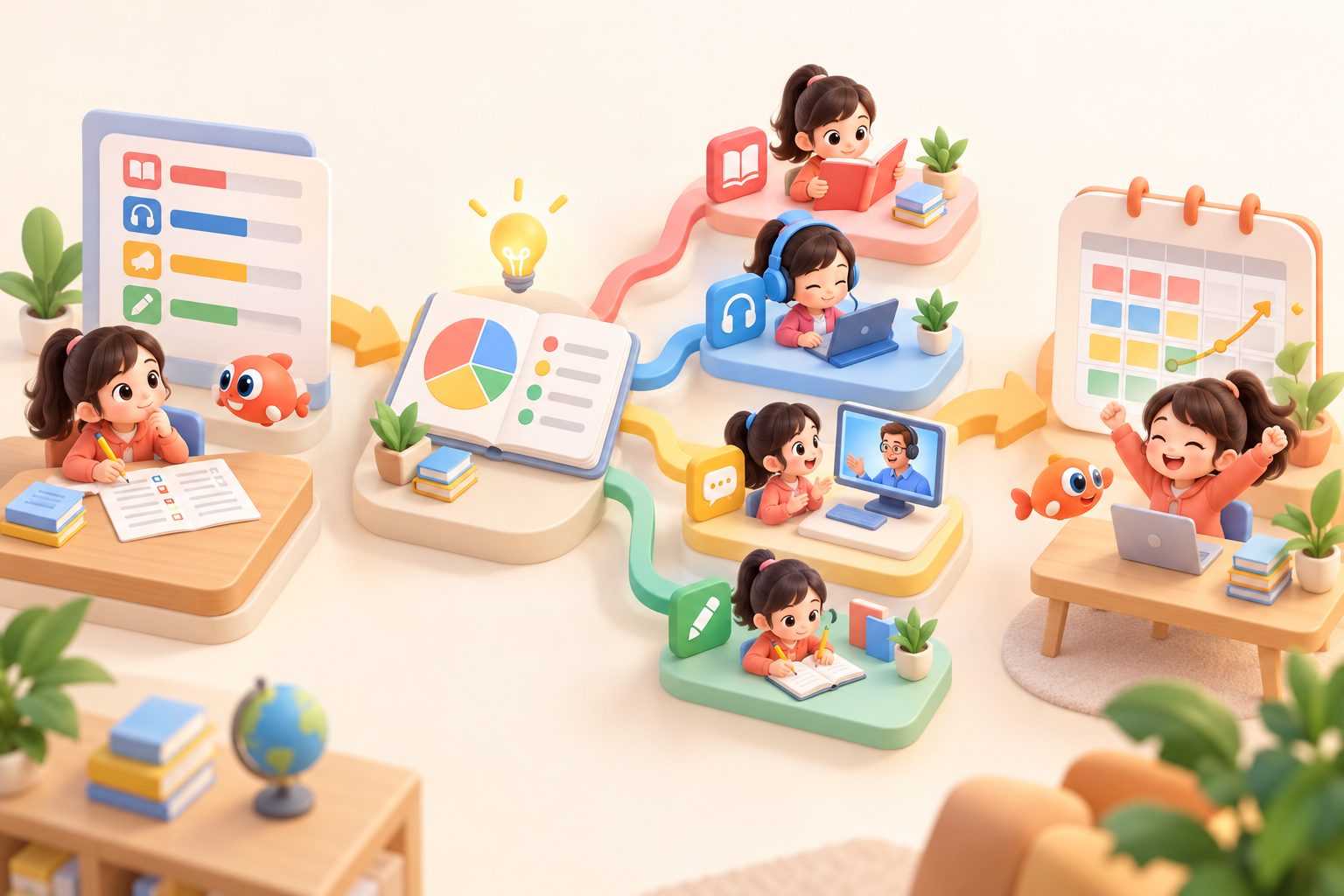 小学生备考PET弱科如何补齐时间的动态分配表