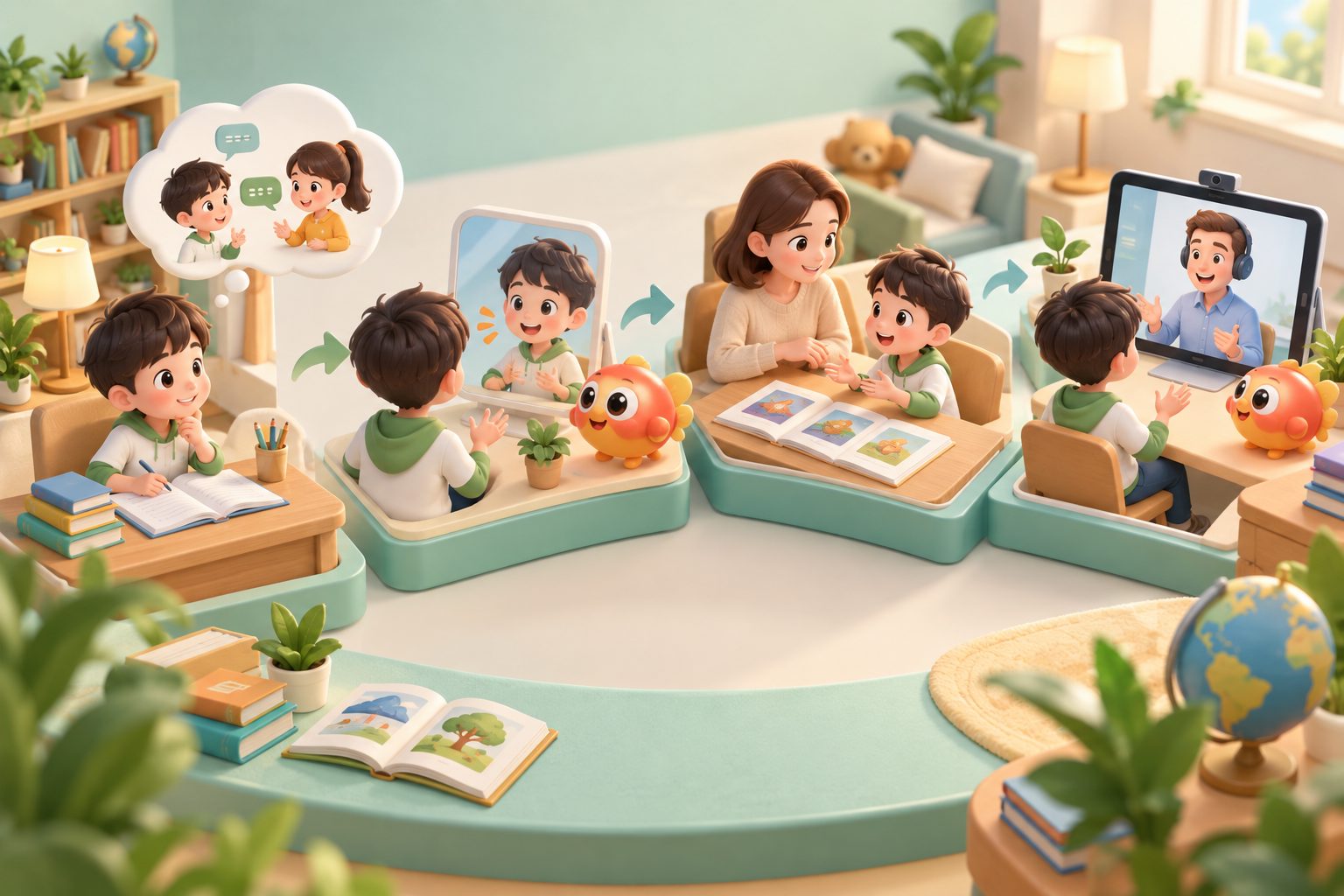 小学生考PET口语搭档怎么练习的实战模拟场景