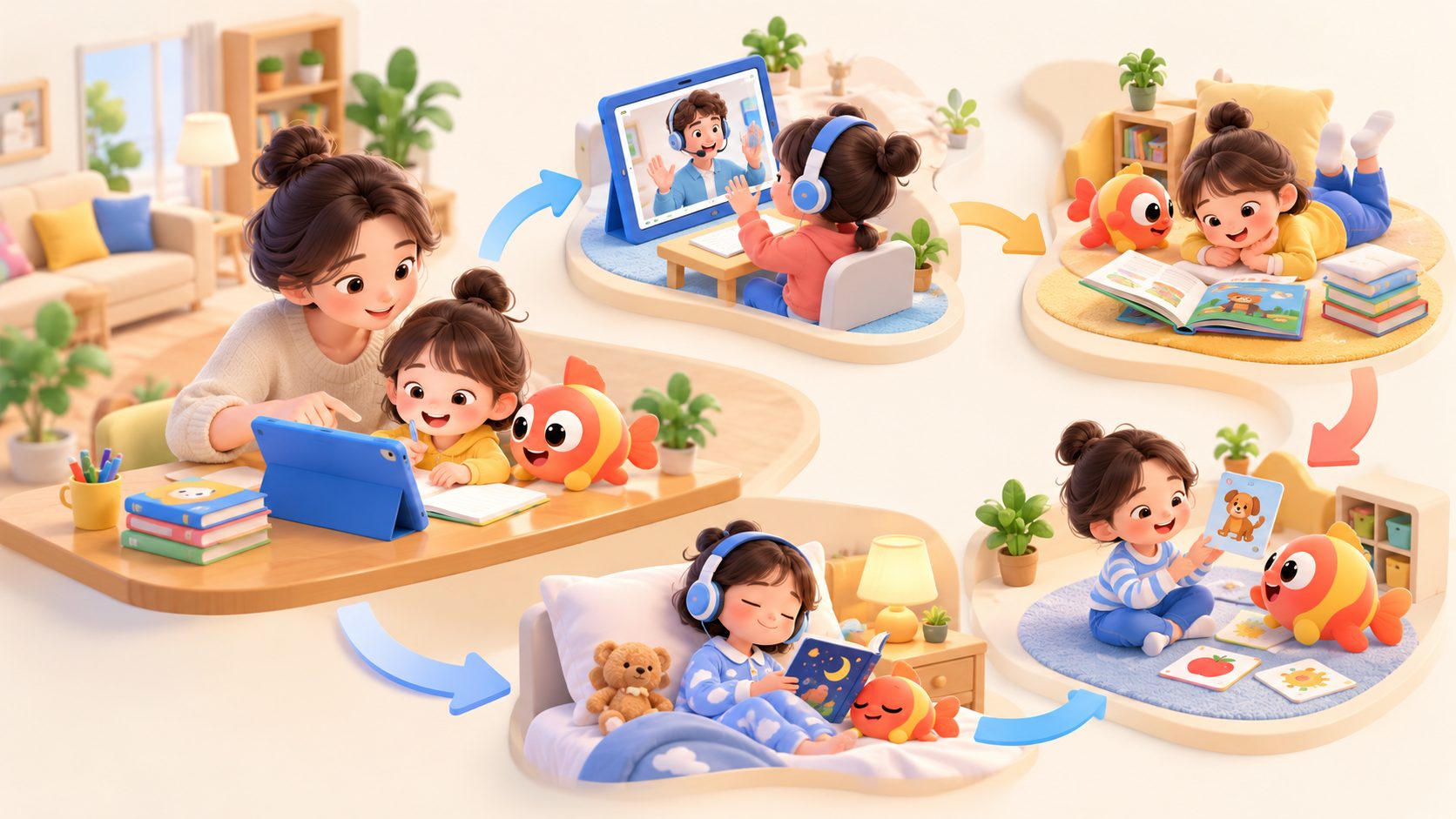 全职妈妈在家教孩子英语怎么规划的家庭学习时间表