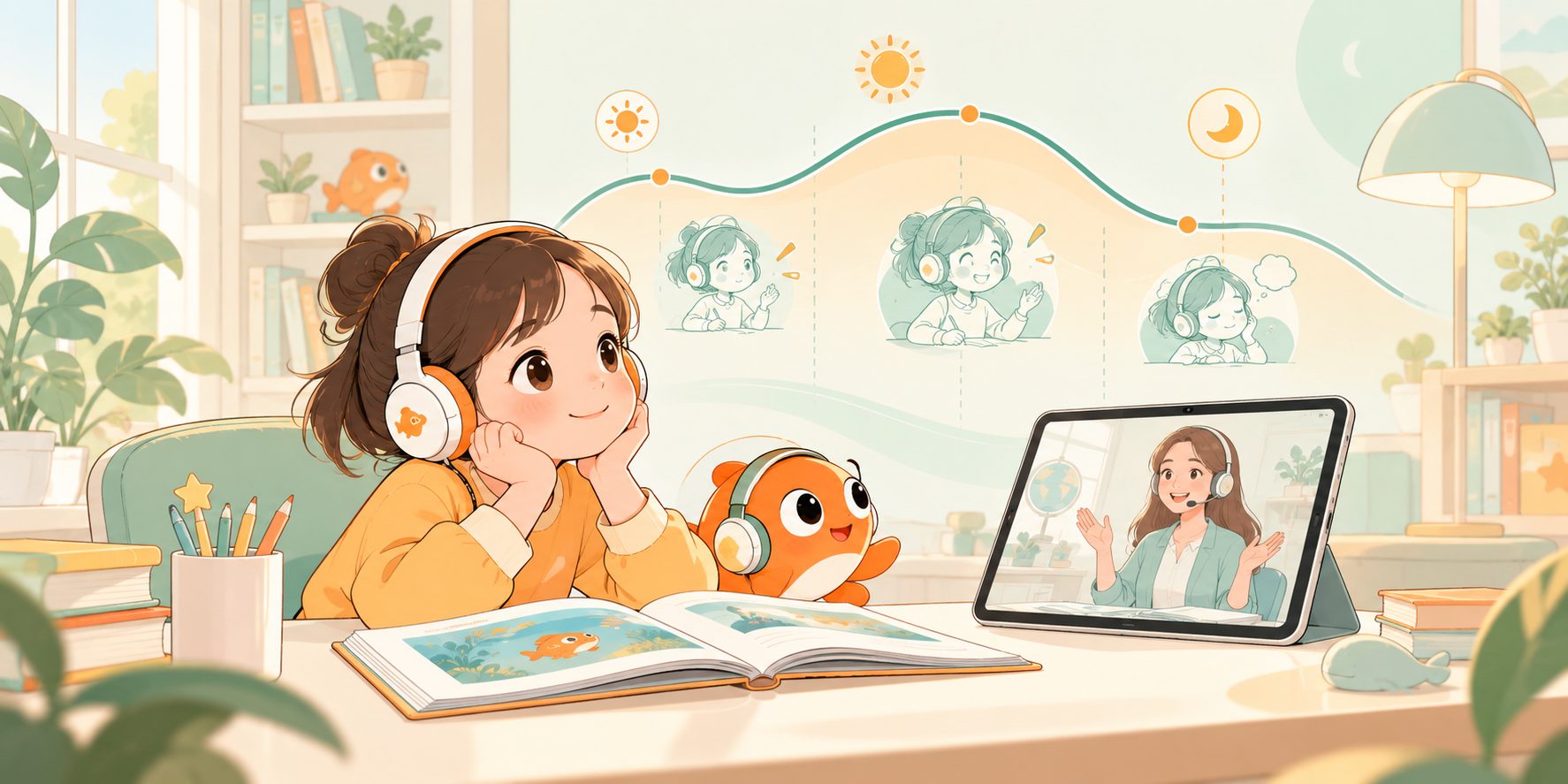 科学规划少儿英语精听一天练多长时间与注意力曲线